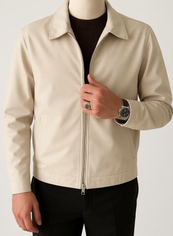 GABARDİN KUMAŞ MEVSİMLİK CEKET