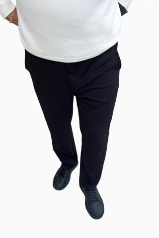 KREP KUMAŞ RAHAT KALIP BEL BAĞCIKLI PANTOLON