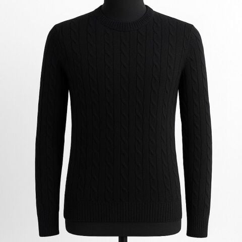 ÖRGÜ DESEN TRİKO KAZAK